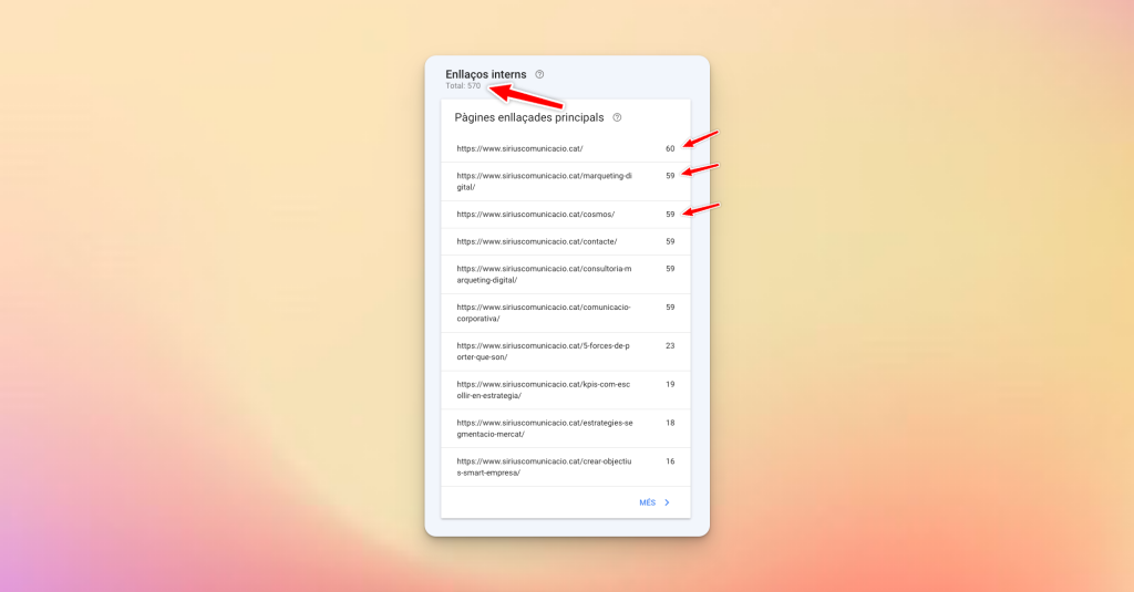 Guia bàsica de Google Search Console 6 Guia bàsica de Google Search Console - Dades - google Search Console